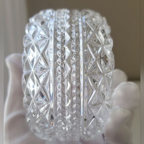 Kristal Zajecar Jewelry Box Crystal Trinket Candy Dish Read Description #1014 - Picture 7 of 16